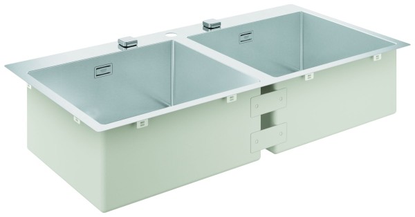 GROHE Edelstahlspüle K800 31585_1 2 Becken 1024x510mm, 31585SD1