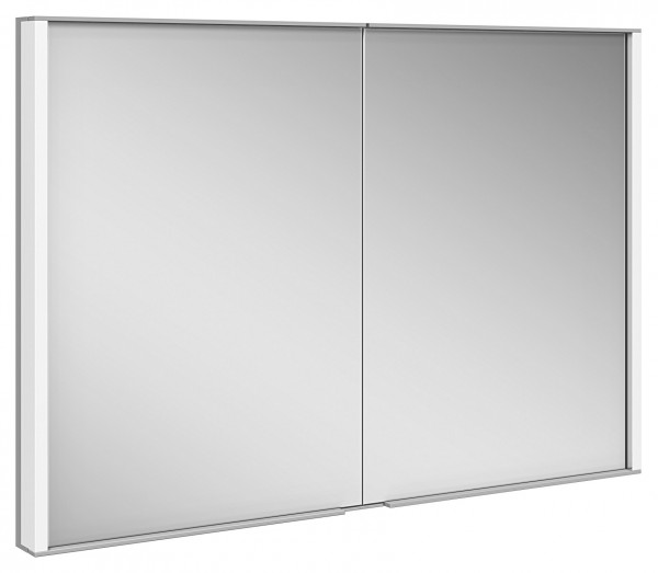 KEUCO Royal Match Spiegelschrank Wandhalbeinbau mit LED-Beleuchtung B:100cm H:70cm T:14,9cm