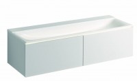 Keramag Waschtisch Xeno2 Keramag Waschtisch Xeno2 1400x480mm Varicor, ohne Hahnloch, ohne Überlauf, weiss(alpin)
