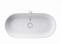 Duravit Luv Aufsatzbecken Weiß Hochglanz, 800 mm - 03798000001 Duravit Luv Aufsatzbecken Weiß Hochglanz, 800 mm - 03798000001