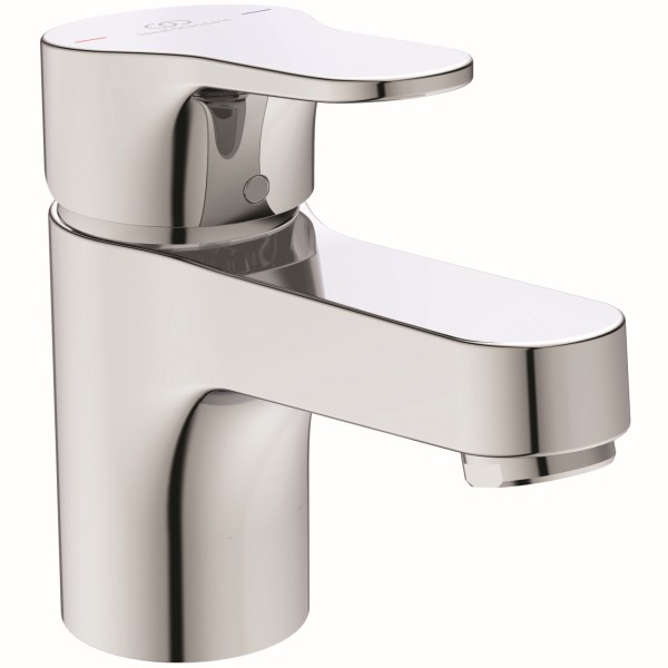 Ideal Standard Waschtischarmatur H60 Cerabase m.Metall-Ablaufgarnitur Ausladung 106mm Chrom, BD393A