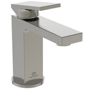 Ideal Standard Waschtischarmatur Extra Ausladung 111mm m.Ablaufgarnitur Silver Storm, BD500GN