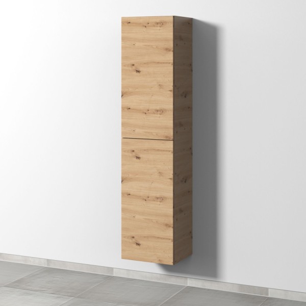 Sanipa 3way Hochschrank mit 2 Türen, Eiche Natural-Touch