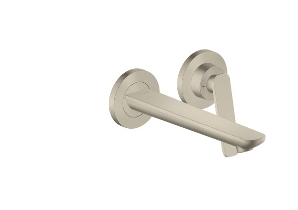 Hansgrohe 2-Loch WTA Wand Unterputz Axor Citterio C mit Auslauf 195 mm brushed nickel, 49110820