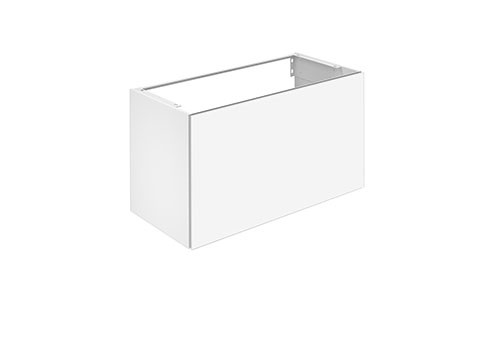 Keuco Waschtischunterschrank X-Line, 1 Frt-Auszug weiß/Glas weiß, 1000x605x490mm, 33172300000