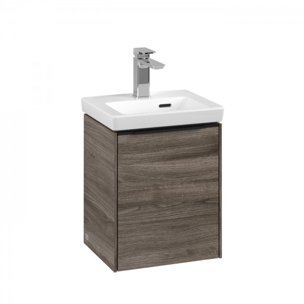 Villeroy & Boch Subway 3.0 Waschbeckenunterschrank, 1 Tür, 351 x 432 x 293 mm, Stone Oak / Stone Oak
