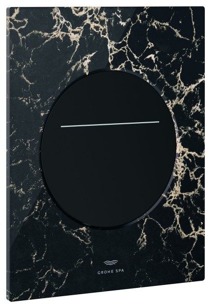 GROHE WC-Betätigung Arina 104645 rund Silk Motion VanillaNoir Caesarstone, 104645AU00