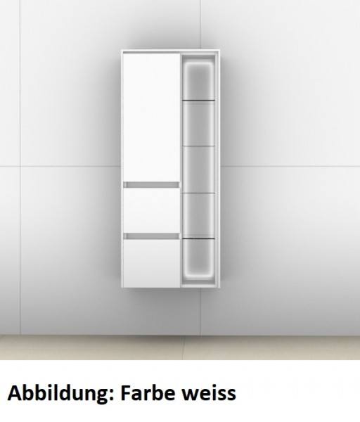 Artiqua 116 Midischrank, Stahlgrau, 116-MLRB-1-50-R-7142-88