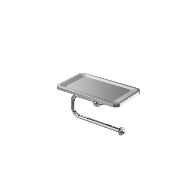 Steinberg Serie 550 Papierhalter, ohne Deckel mit Ablage, chrom