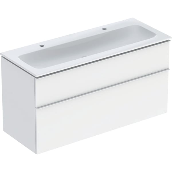 Geberit iCon Set Möbel-Waschtisch mit Unterschrank, 2 Schubladen