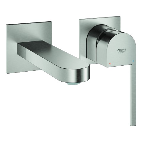 GROHE 2-L-WT-Wandbatterie Plus 29303_3 FMS für 23200 Ausladung 147mm supersteel, 29303DC3