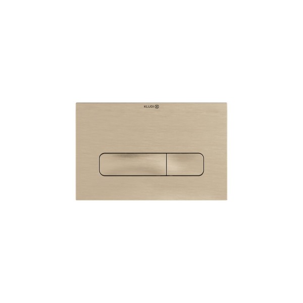 KLUDI UNIFIX Betätigungsplatte 236 x 152 mm Stainless Brushed Nickel