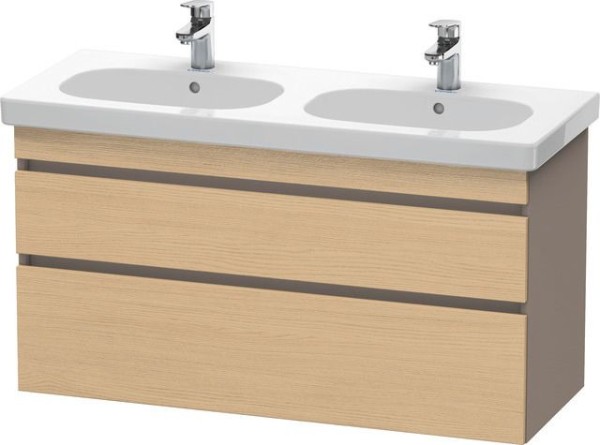 Duravit DuraStyle Waschtischunterbau wandhängend Natur Eiche & Basalt Matt 1150x453x610 mm - DS64860