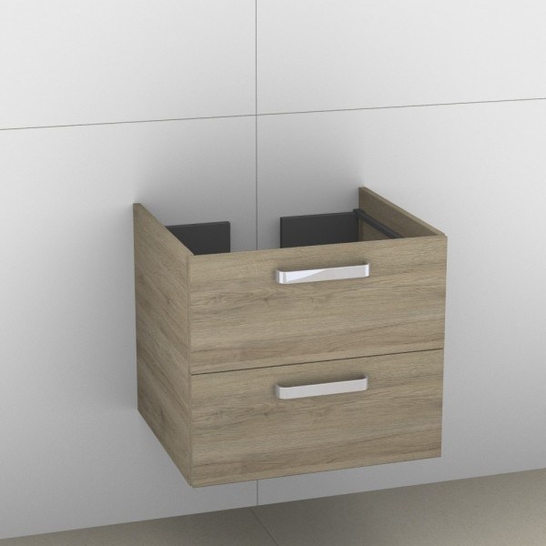 Artiqua 414 Waschtischunterschrank für Subway 613671 Sanremo Eiche quer NB, 414-WU2L-V49-7145-428