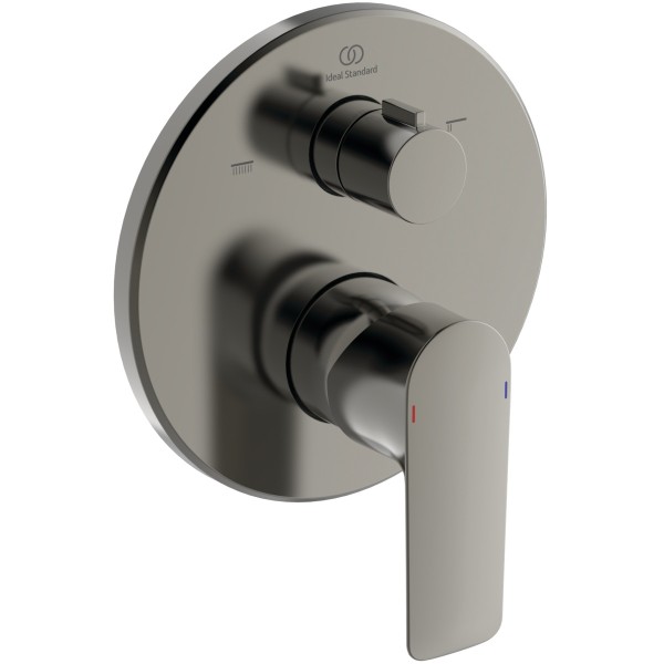 Ideal Standard Badearmatur UP Connect Air Rosette d:157mm Silver Storm, A8741GN