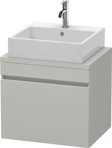 Duravit DuraStyle Konsolenwaschtischunterbau wandhängend Betongrau Matt 600x478x512 mm - DS530000707