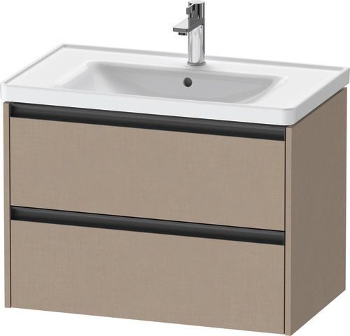 Duravit Ketho.2 Waschtischunterbau wandhängend Leinen Matt 784x455x549 mm - K25283075750000