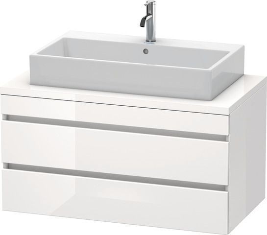 Duravit DuraStyle Konsolenwaschtischunterbau wandhängend Weiß Hochglanz 1000x548x512 mm - DS53190222