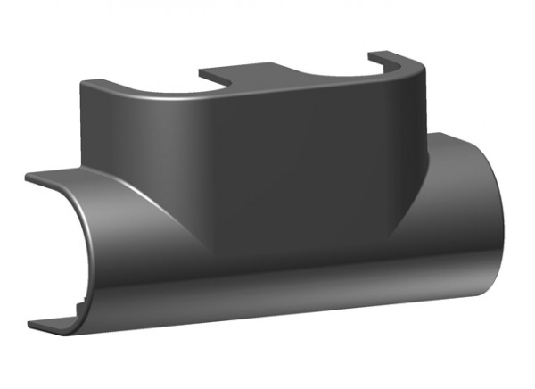 Kermi Badheizkörper Blende für Ventilhahnblock Eckform, chrom, ZV00710002