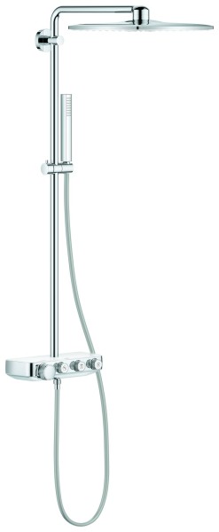 GROHE Duschsystem Euphoria SmartControl 310 Cube Duo 26508 THM chrom/moon white, 26508LS0