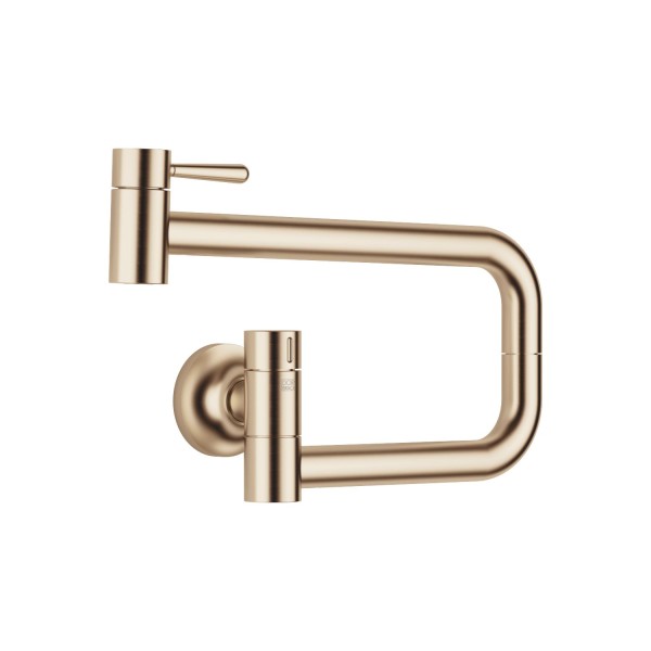 Dornbracht POT FILLER Kaltwasserventil VAIA 30805809 Champagne gebürstet (22kt Gold)
