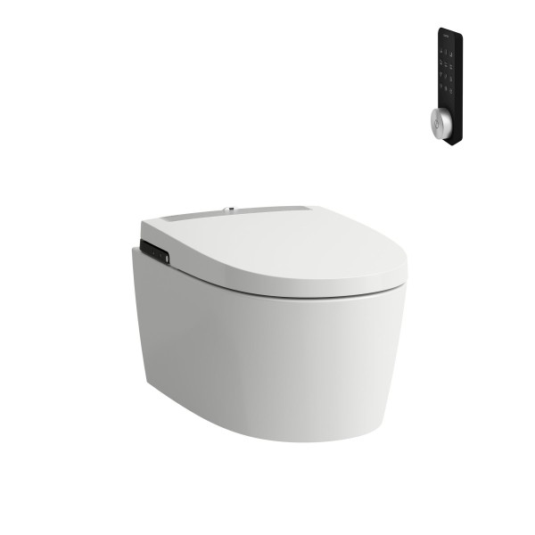 LAUFEN Dusch-WC ALVIA, wandhängend Spülrandlos, Tiefspüler, H8211604000001