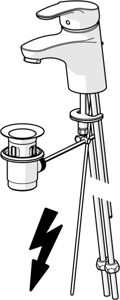 Hansa Waschtisch-Einhand-Einlochbatterie Hansamix 0113 Niederdruck chrom