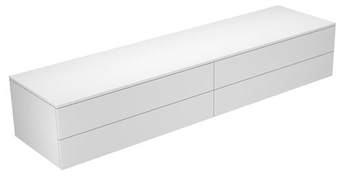 Keuco Sideboard Edition 400 31772, 4 Ausz.,weiß/weiß, 31772380000