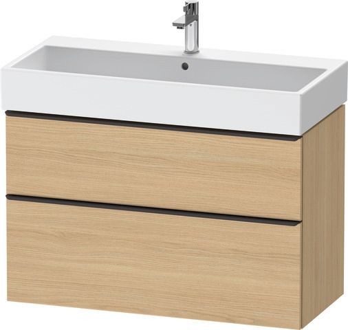 Duravit D-Neo Waschtischunterbau wandhängend Natur Eiche Matt 984x442x625 mm - DE43740BD300000