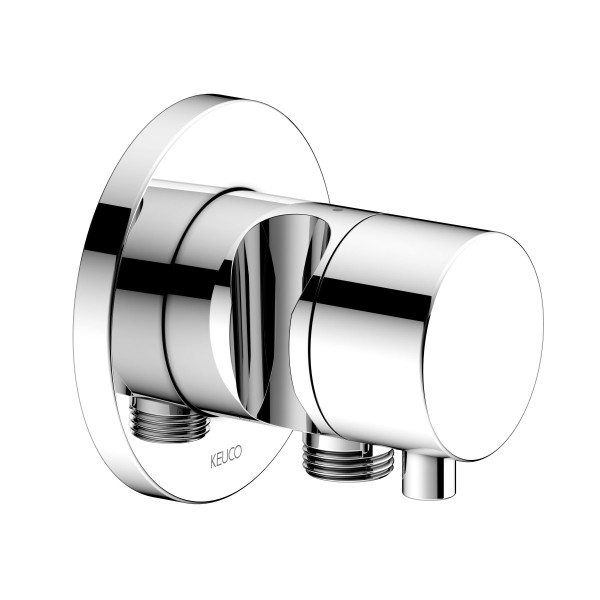Keuco Absperrventil IXMO Comfort 59541, Schlauchanschl./Brauseh., rund,verchromt, 59541011201