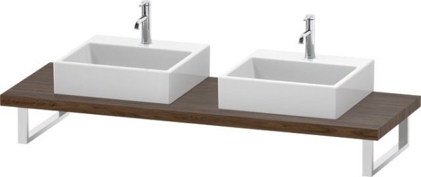 Duravit L-Cube Konsole Nussbaum dunkel Matt 800x550x45 mm - LC103C02121