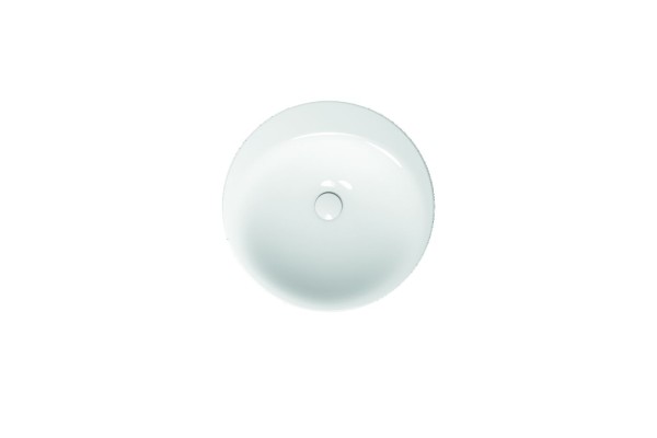 Bette Lux Oval Waschtisch 50x50x0,8 cm, mit Bohrung, weiß, A220-000HLW1