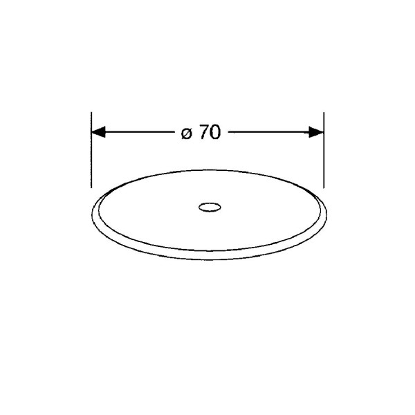 Kludi TASSO 50 Ablaufgarnitur Feinbau-Set Stainless brushed nickel, 71520N5-00