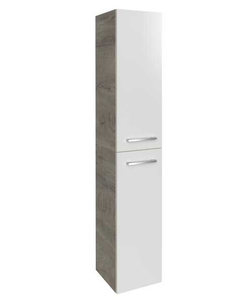 Fackelmann B.style Hochschrank li 300x1620x318 NaOa/weiß 2T, 84458