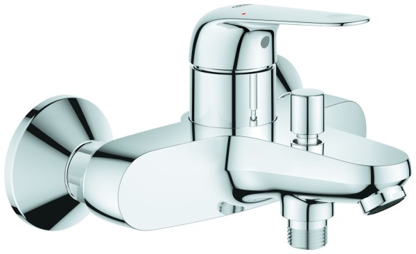 GROHE Wannenarmatur Euroeco 32743_1 Wandmontage eigensicher chrom, 32743001