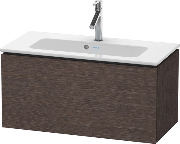 Duravit L-Cube Waschtischunterbau wandhängend Eiche dunkel gebürstet Matt 820x391x400 mm - LC6157072