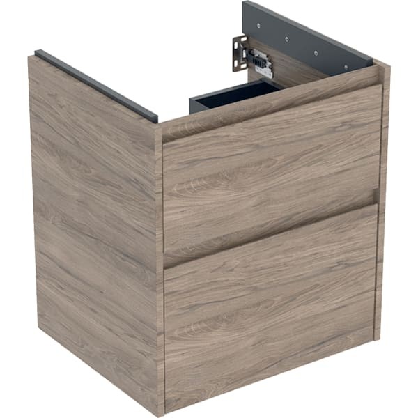Geberit Renova Plan Unterschrank für Waschtisch, mit zwei Schubladen: 54.6x60.6x44.6cm, 504026JR1