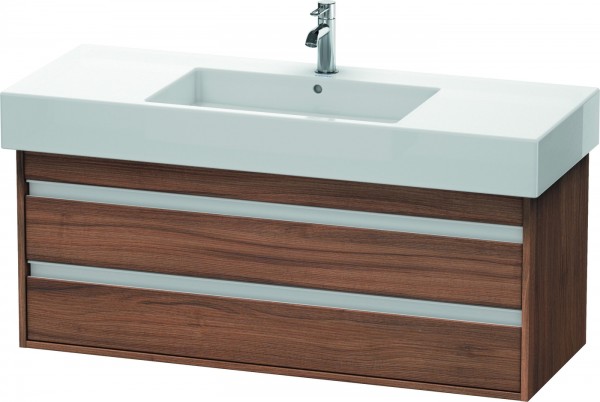 Duravit Ketho Waschtischunterbau wandhängend Nussbaum Matt 1200x455x480 mm - KT664207979