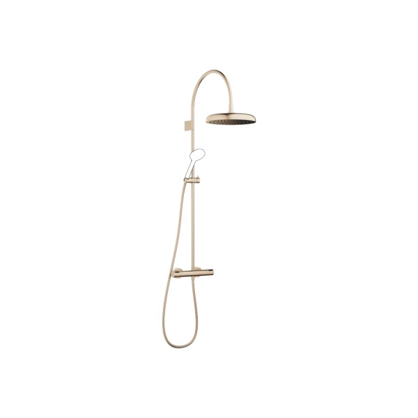 Dornbracht Showerpipe mit Brause-Thermostat COYA 34465404 Champagne gebürstet (22kt Gold),34465404-4