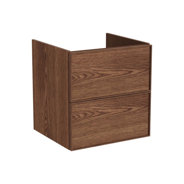 VitrA New Metropole Edge Waschtischunterschrank mit 2 Vollauszügen 58 x 52 x 60 cm (BxTxH),67369