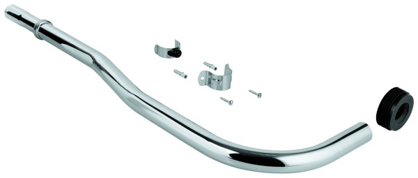 GROHE Spülrohr 37112 500-750mm Durchm. 28mm für WC-Druckspüler chrom