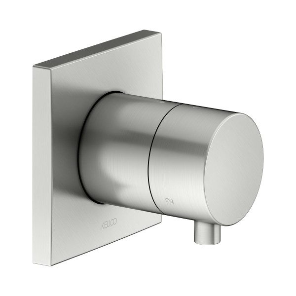 Keuco 3-Wege Umstellventil IXMO Comf.59548, eckig, Edelstahl-finish, 59548061002