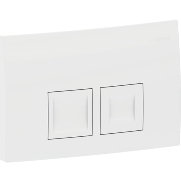 Geberit Delta35 Betätigungsplatte, für 2-Mengen-Spülung