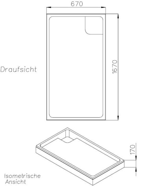 Neuesbad Wannenträger für Kaldewei Superplan XXL 170x70x4,7