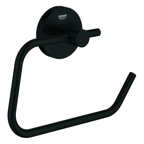 GROHE WC-Papierhalter Essentials 102472 ohne Deckel Metall matt black, 1024722430