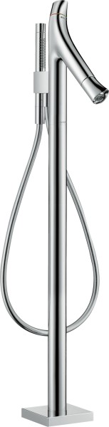 Hansgrohe Wannenmischer Axor Starck Organic, 12016000 Fertigset chrom zur Bodenmontage, 12016000