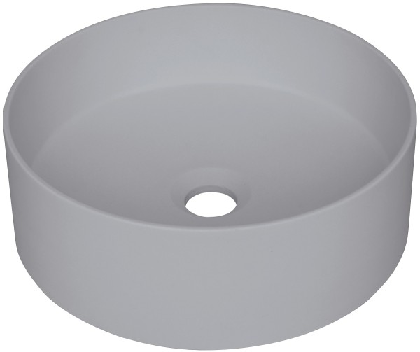 Neuesbad Serie 600 Mineralguss Waschtisch, Oberfläche: grau metallic, D: 360mm