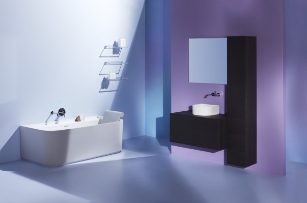 LAUFEN Ablage Kartell · LAUFEN 450x155x40, wandmontiert, Kristallklar, 38533.0, 3853300840001