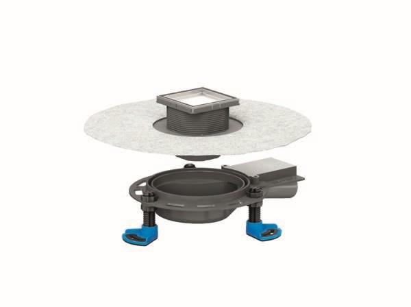 Dallmer Bodenablauf DallDrain Individual Plan, DN 40, 100 x 100 mm, 517111