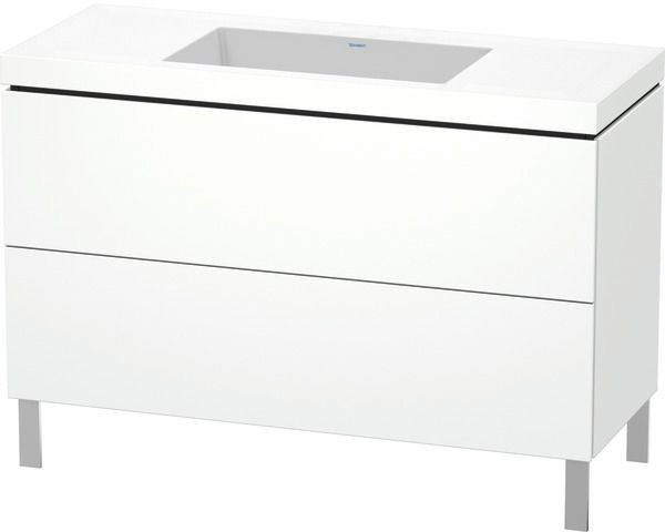 Duravit L-Cube c-bonded Set bodenstehend Weiß 1200x480x698 mm - LC6939N8484